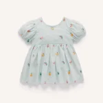 Fruity Embroidered Dress